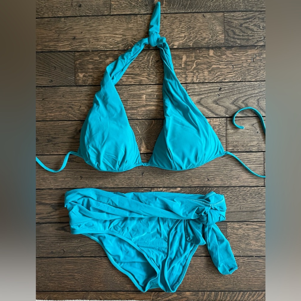 Turquoise Lenny Swimsuit sz 10